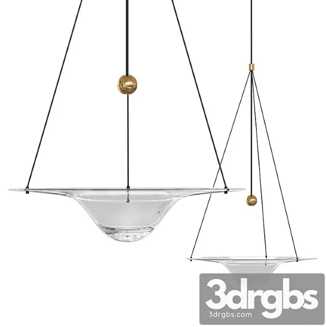 Clepsydra glass chandelier 3D Model Download Clepsydra glass chandelier 3D Model Download