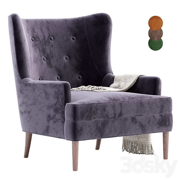 Clermont Chair 3D Model Free Download