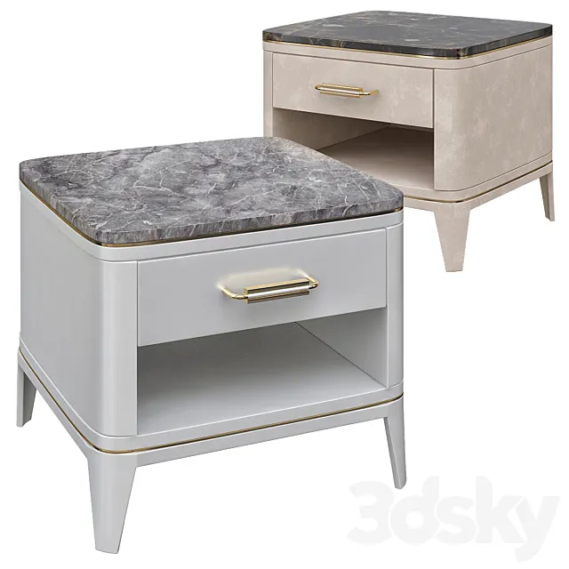 Clicquot Bedside Table Frato Interiors 3DModel Clicquot Bedside Table Frato Interiors 3DModel