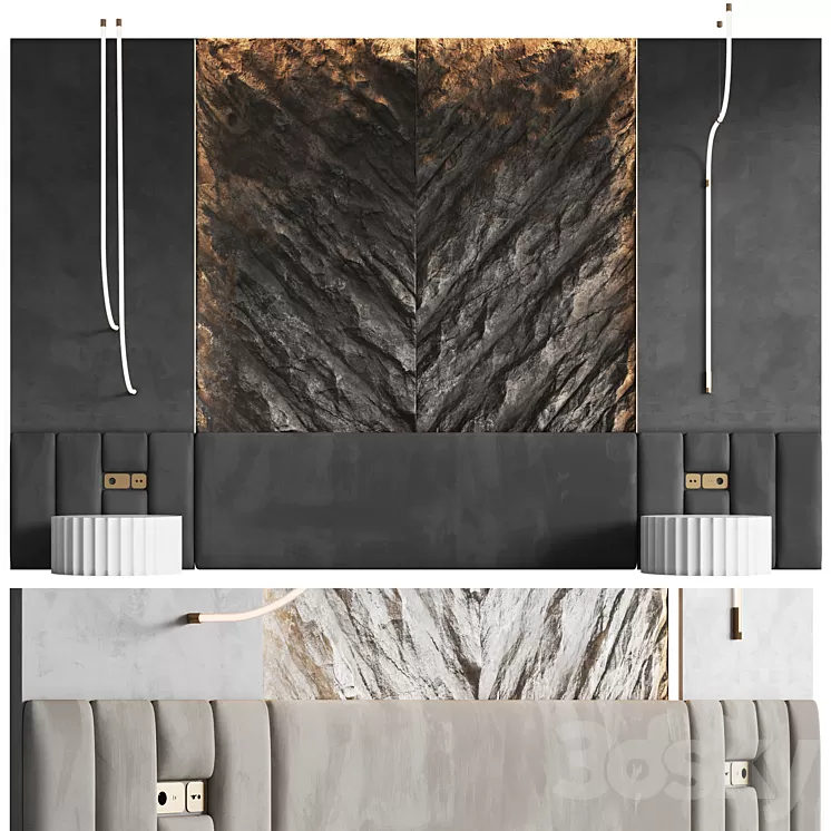 Cliff headboard 3D Model Free Download Cliff headboard 3D Model Free Download