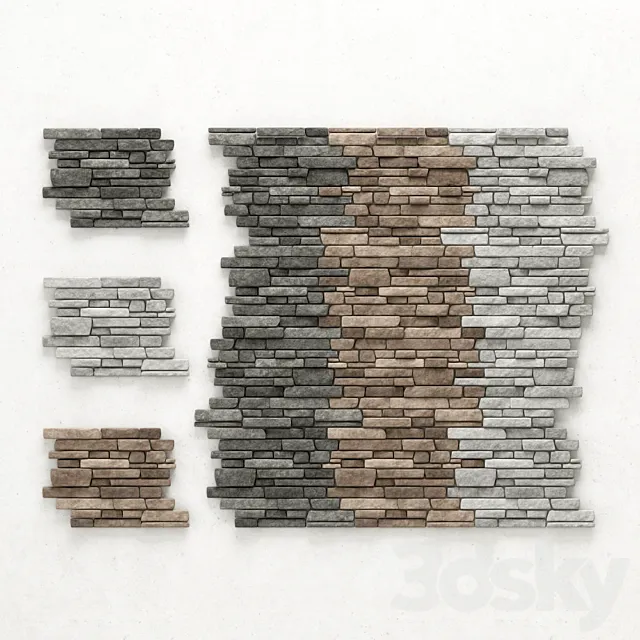 Clinker stone _ Clinker stone 3D Model Clinker stone _ Clinker stone 3D Model