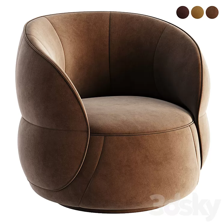 Clip Armchair Ditre Italia 3D Model Free Download