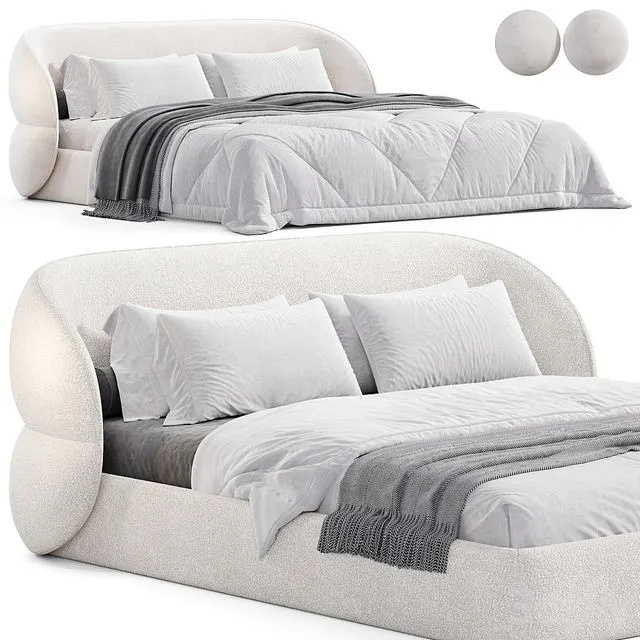 Clip bed by Ditre Italia 3D Model Clip bed by Ditre Italia 3D Model