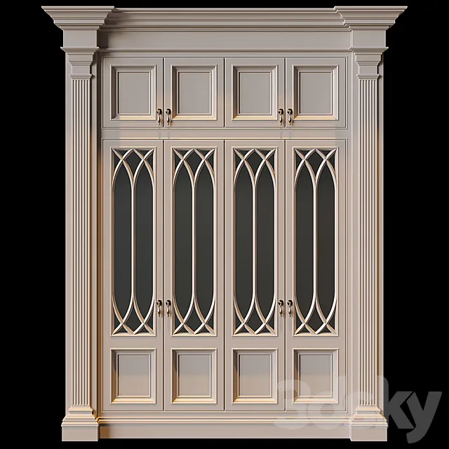 Clive Christian Wardrobe 3D Model Clive Christian Wardrobe 3D Model