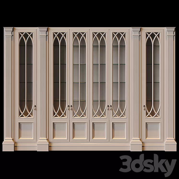 Clive Christian Wardrobe 3D Model Clive Christian Wardrobe 3D Model