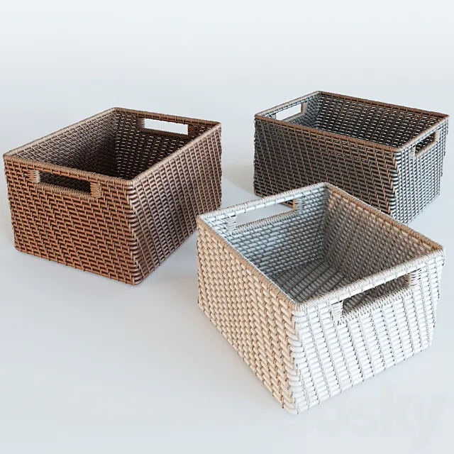 Clive Tightweave Utility Baskets 3DModel Clive Tightweave Utility Baskets 3DModel