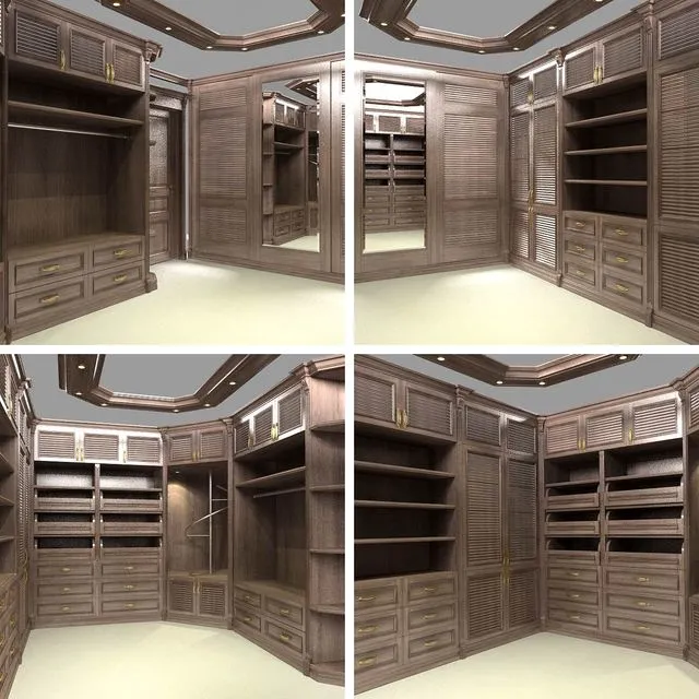 Cloakroom 3D Model Cloakroom 3D Model