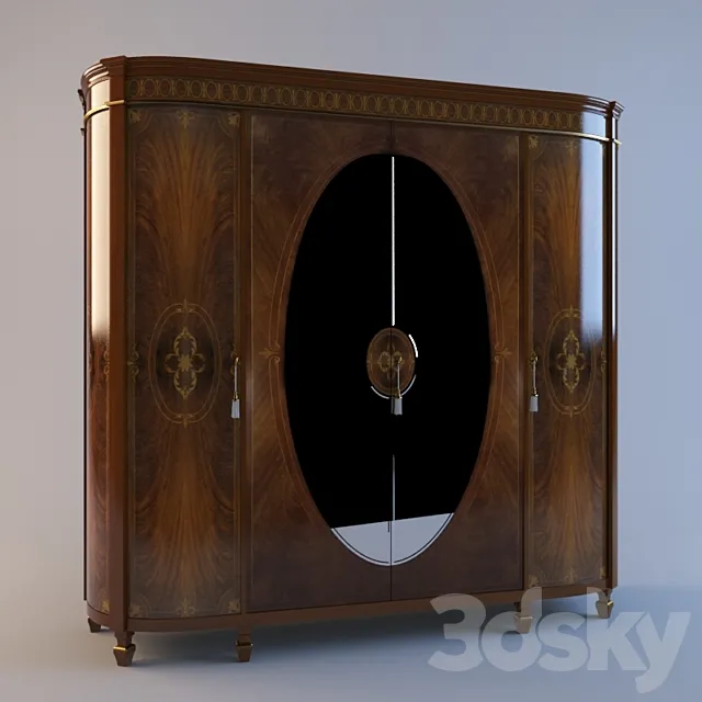 closet classic 3D Model closet classic 3D Model