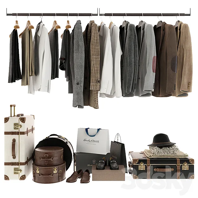 Closet clothes 3DModel