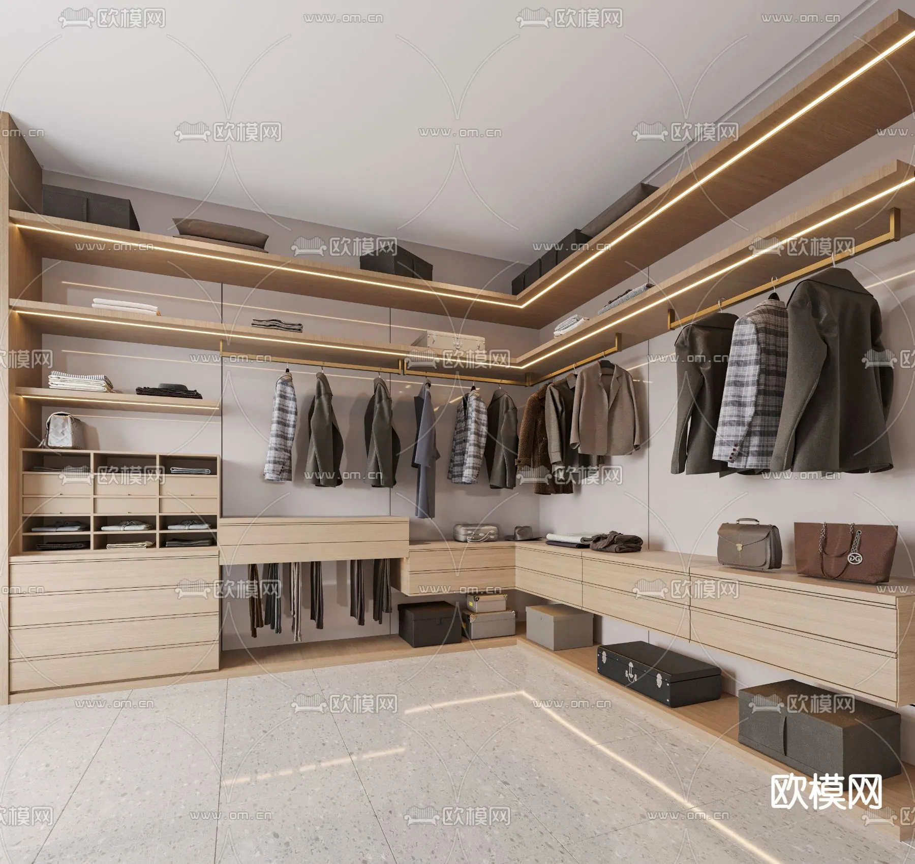 CLOSET ROOM – CORONA – 3D MODEL – 2295
