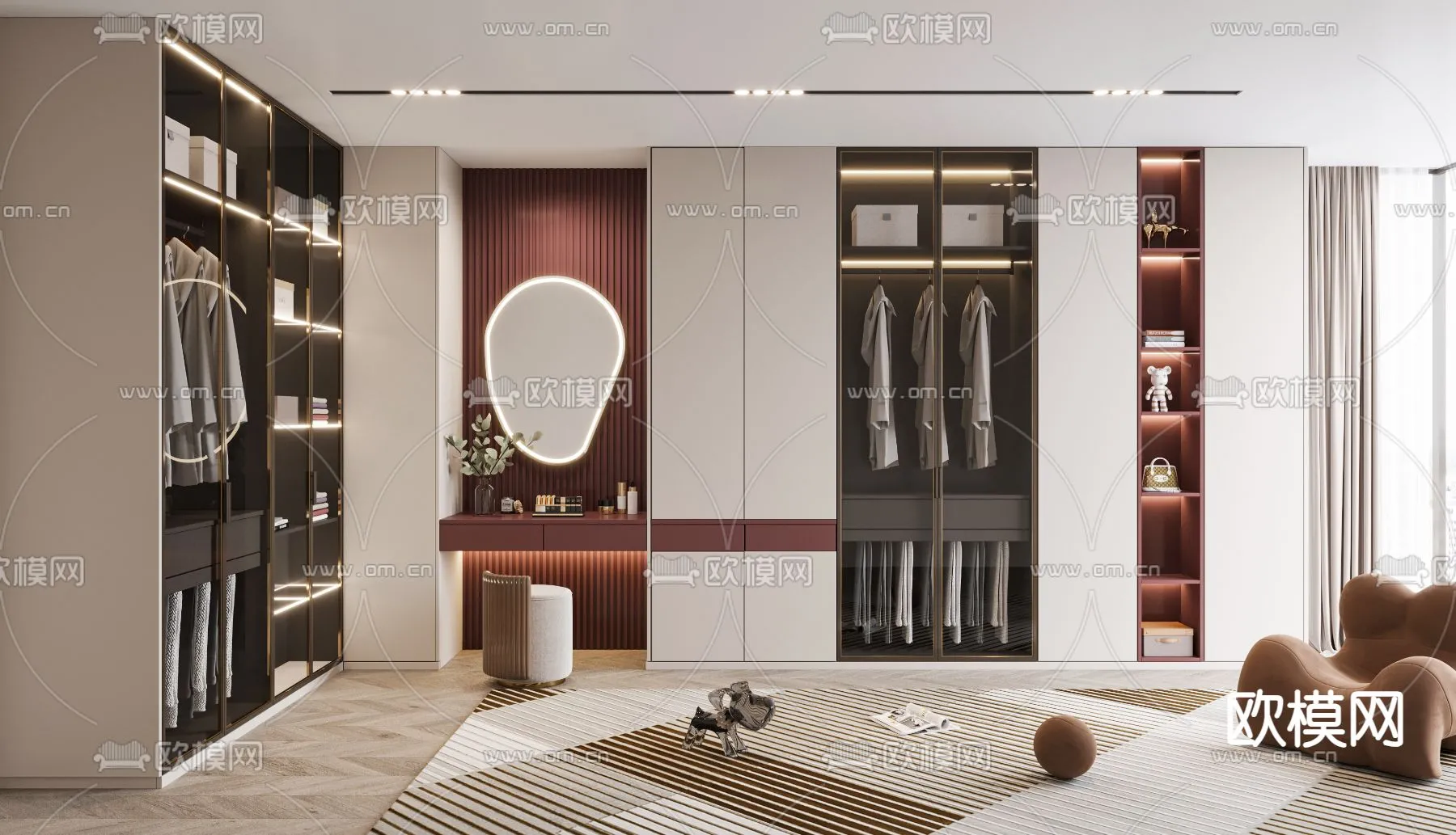 CLOSET ROOM – CORONA – 3D MODEL – 2302