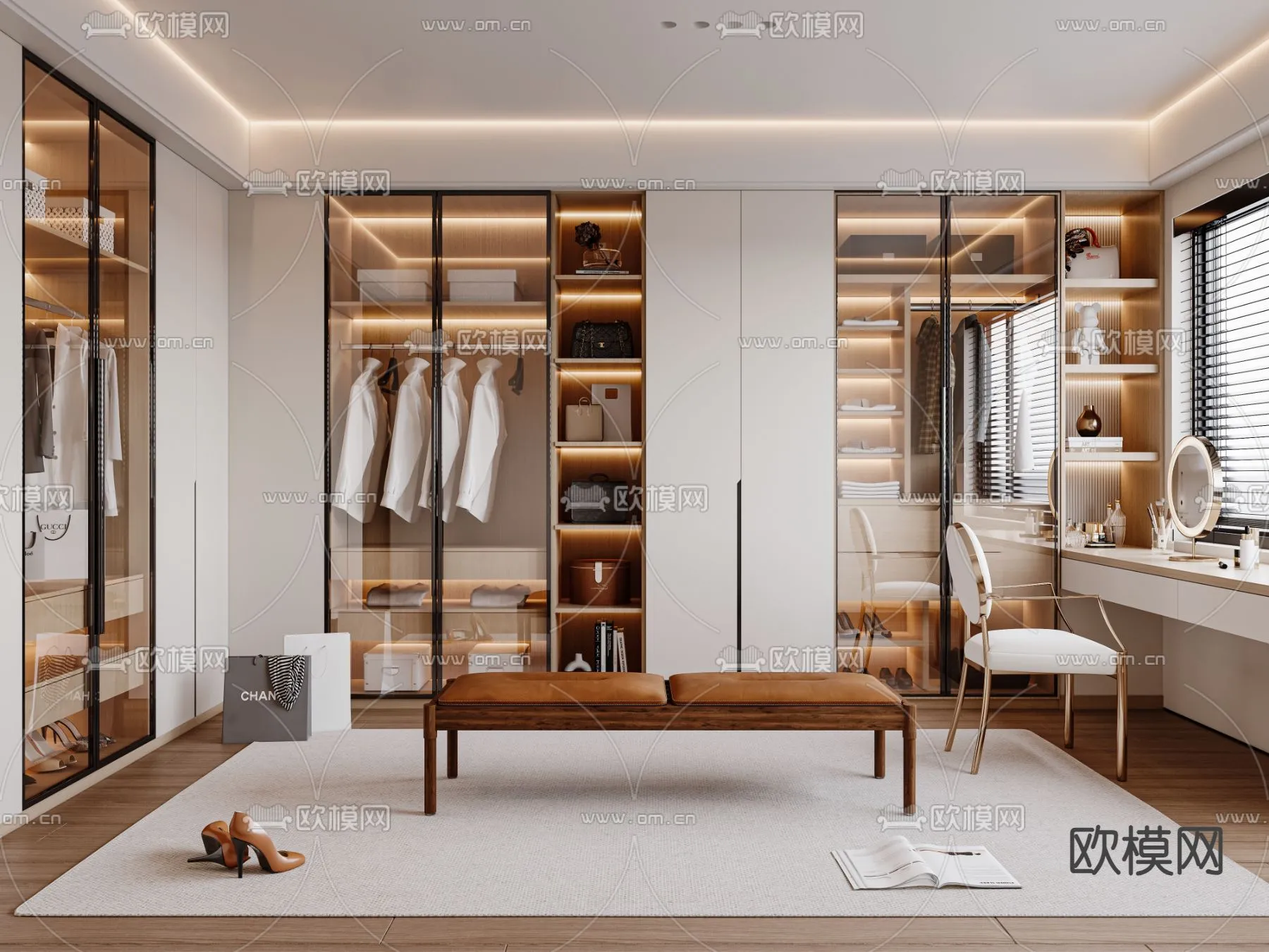 CLOSET ROOM – CORONA – 3D MODEL – 2317