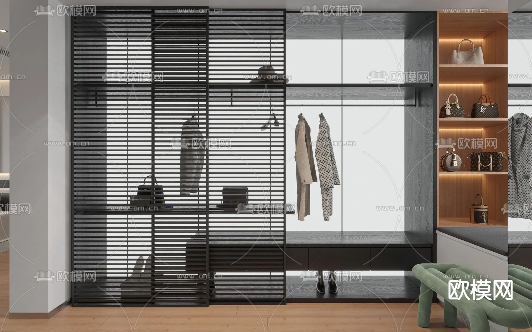 CLOSET ROOM – CORONA – 3D MODEL – 2346