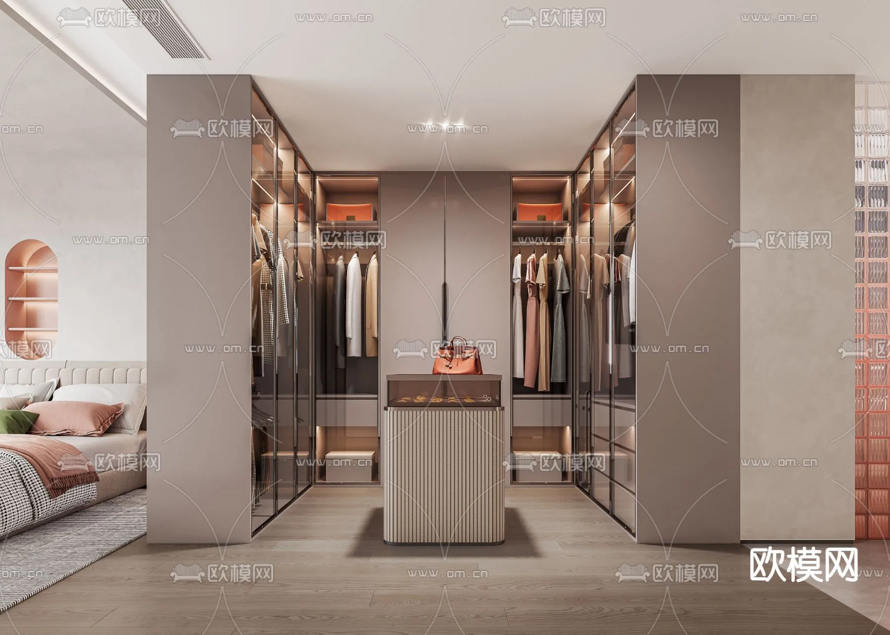 CLOSET ROOM – CORONA – 3D MODEL – 2361