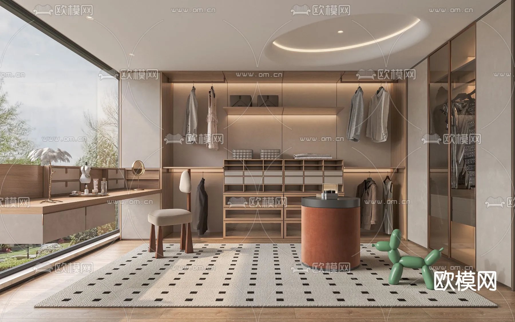 CLOSET ROOM – CORONA – 3D MODEL – 2363