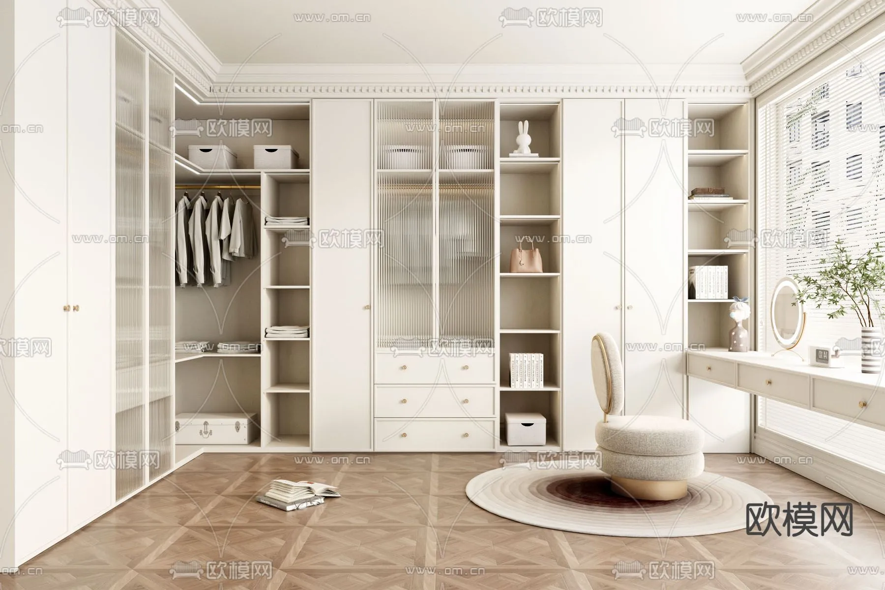 CLOSET ROOM – VRAY / CORONA – 3D MODEL – 2279