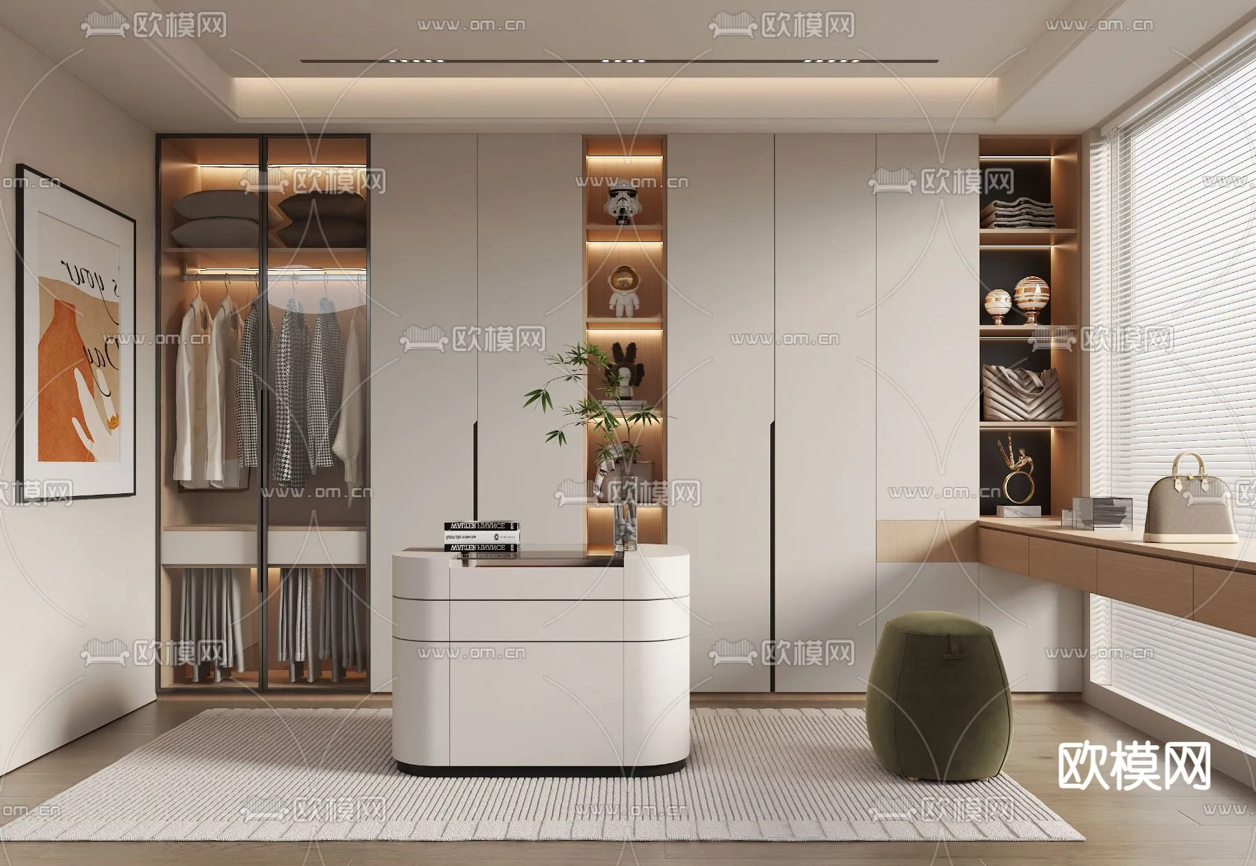 CLOSET ROOM – VRAY / CORONA – 3D MODEL – 2291