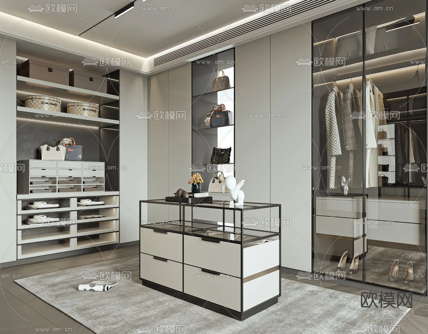 CLOSET ROOM – VRAY / CORONA – 3D MODEL – 2301