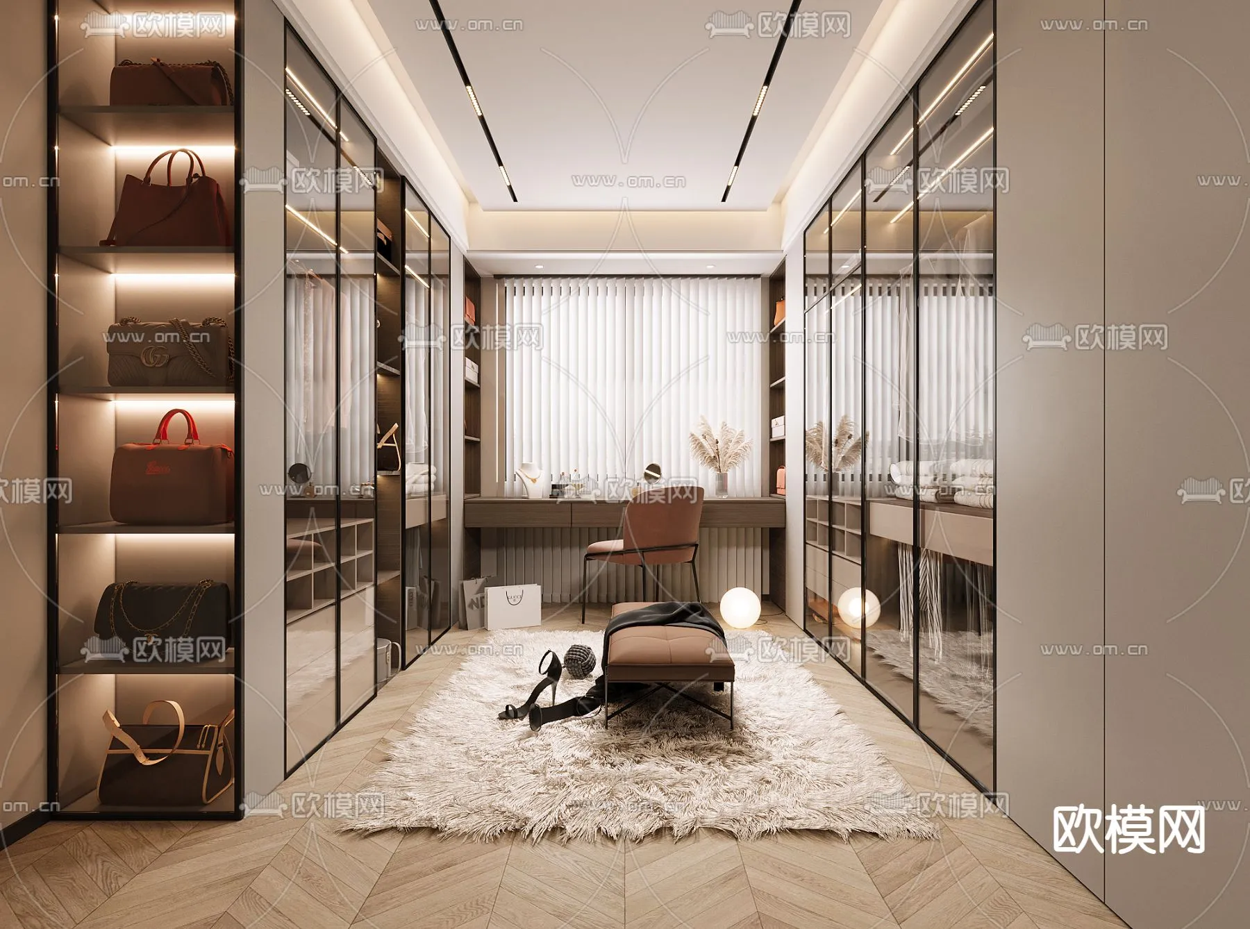 CLOSET ROOM – VRAY / CORONA – 3D MODEL – 2306