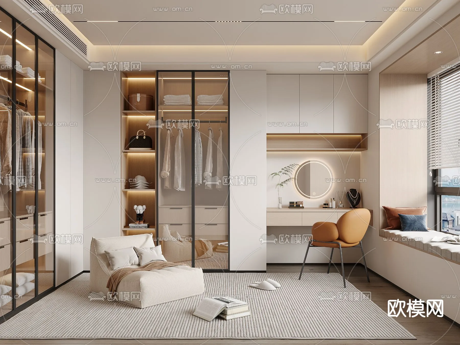CLOSET ROOM – VRAY / CORONA – 3D MODEL – 2308