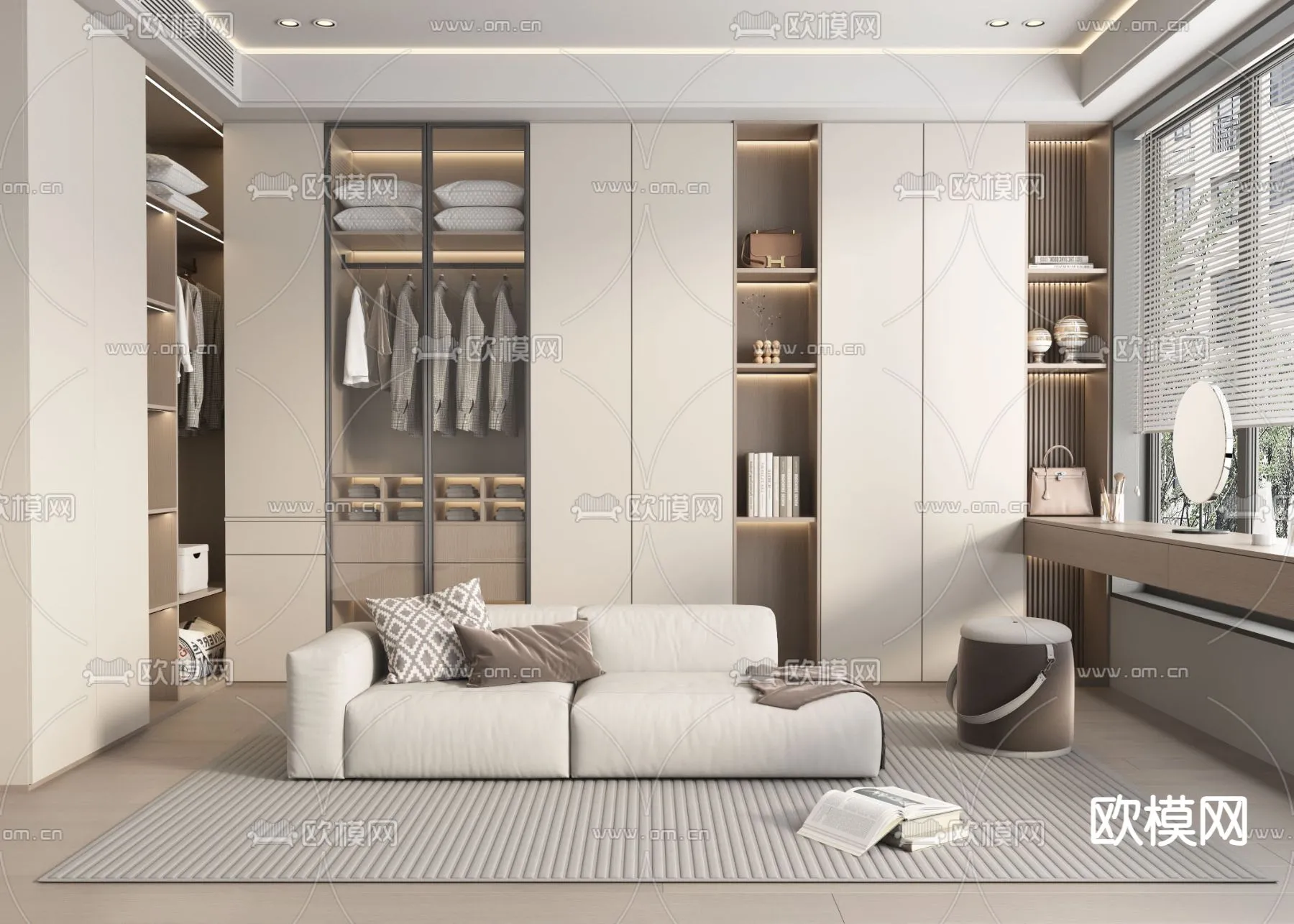 CLOSET ROOM – VRAY / CORONA – 3D MODEL – 2311