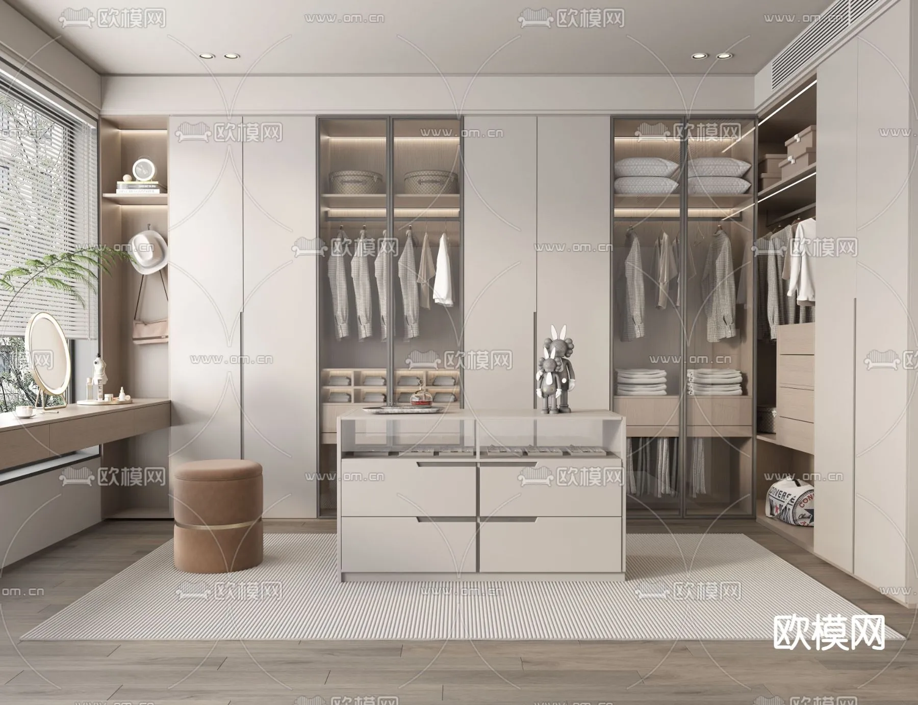 CLOSET ROOM – VRAY / CORONA – 3D MODEL – 2312