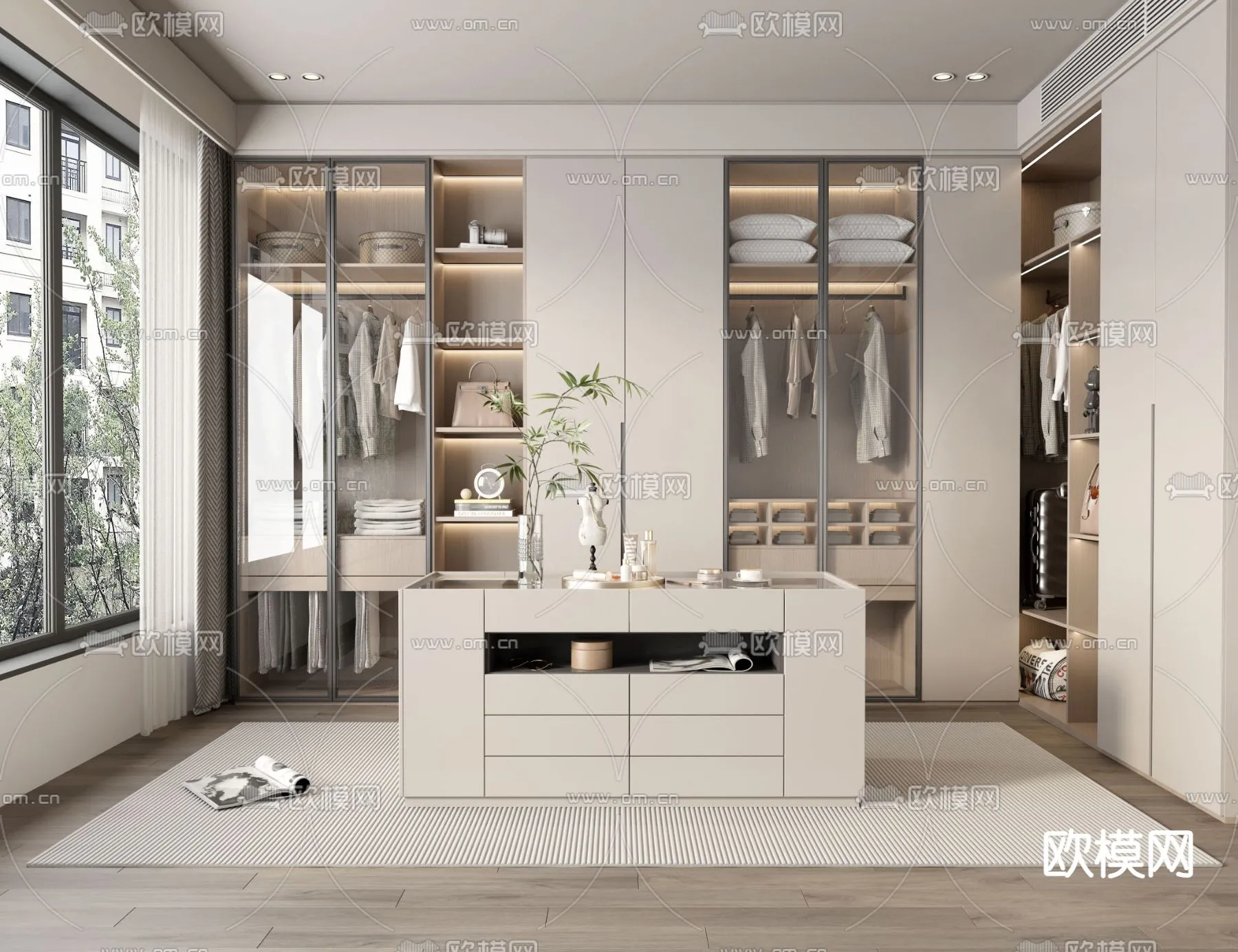 CLOSET ROOM – VRAY / CORONA – 3D MODEL – 2315