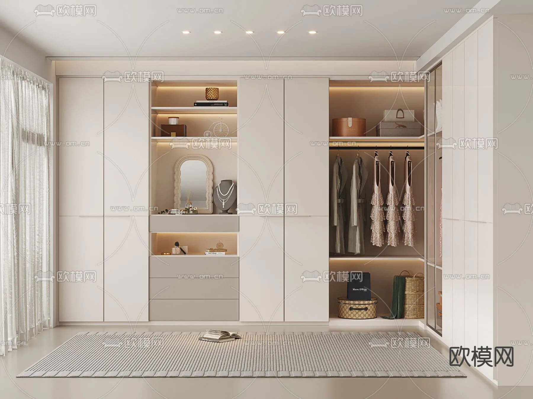 CLOSET ROOM – VRAY / CORONA – 3D MODEL – 2320