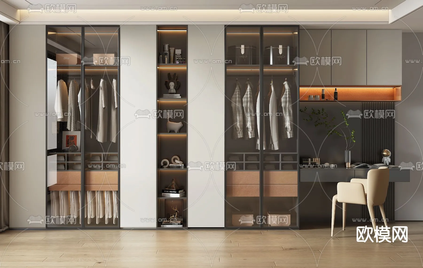 CLOSET ROOM – VRAY / CORONA – 3D MODEL – 2324