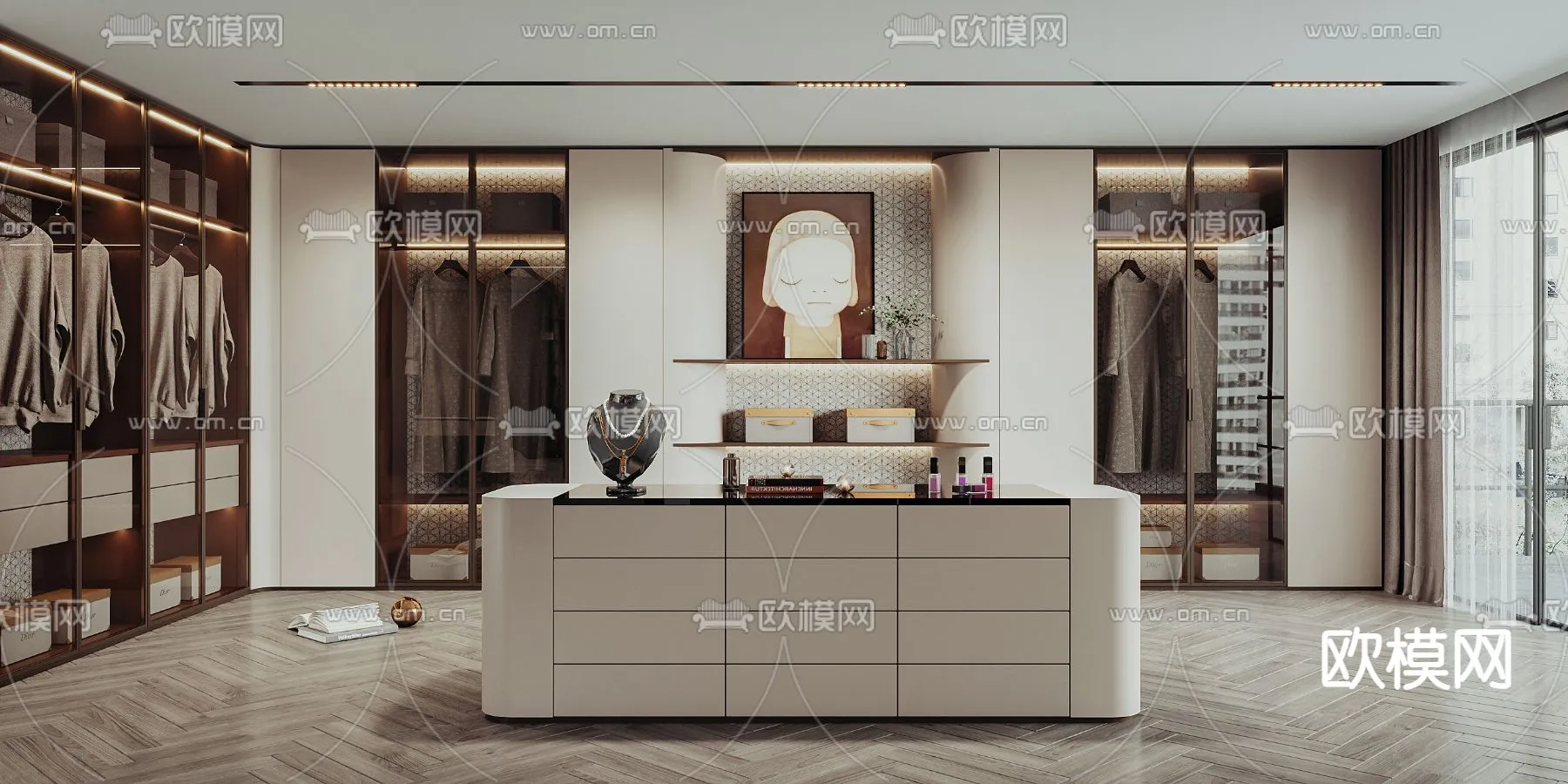 CLOSET ROOM – VRAY / CORONA – 3D MODEL – 2325