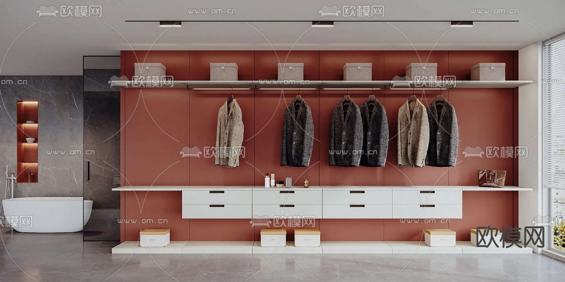 CLOSET ROOM – VRAY / CORONA – 3D MODEL – 2337