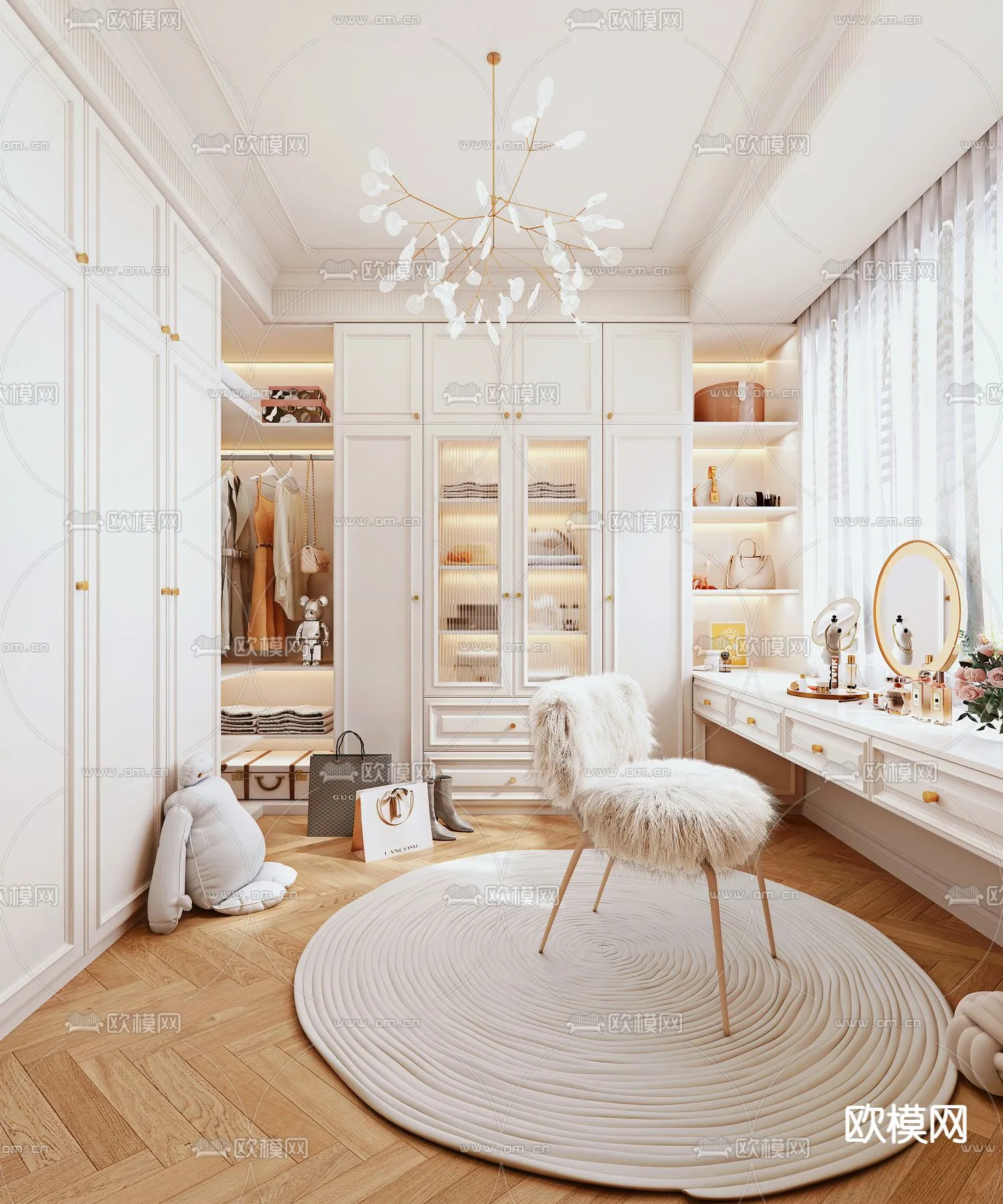 CLOSET ROOM – VRAY / CORONA – 3D MODEL – 2345