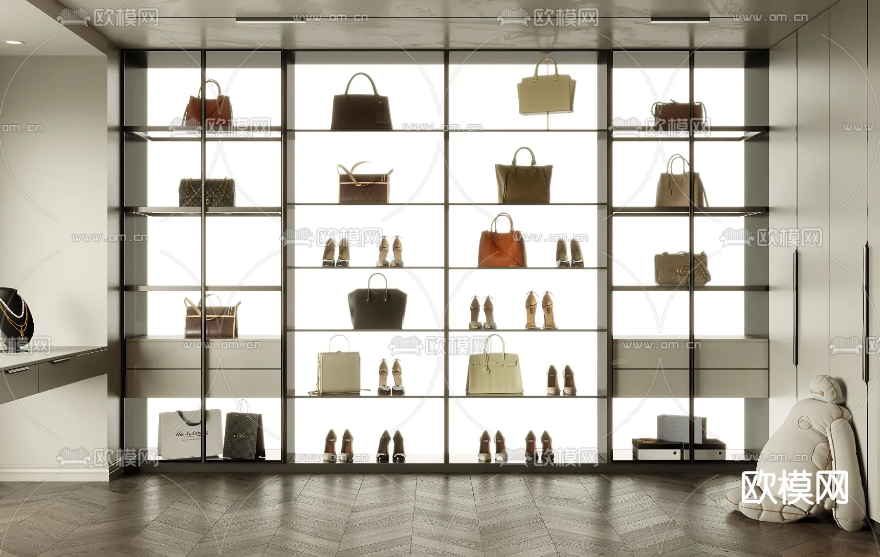 CLOSET ROOM – VRAY / CORONA – 3D MODEL – 2347