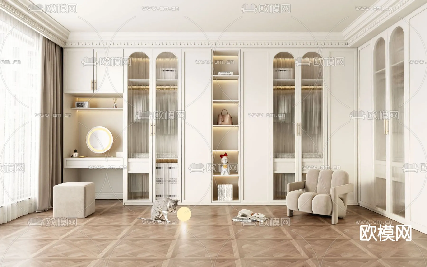 CLOSET ROOM – VRAY / CORONA – 3D MODEL – 2355