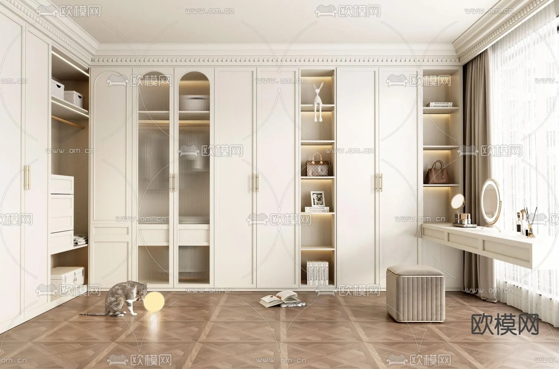 CLOSET ROOM – VRAY / CORONA – 3D MODEL – 2357