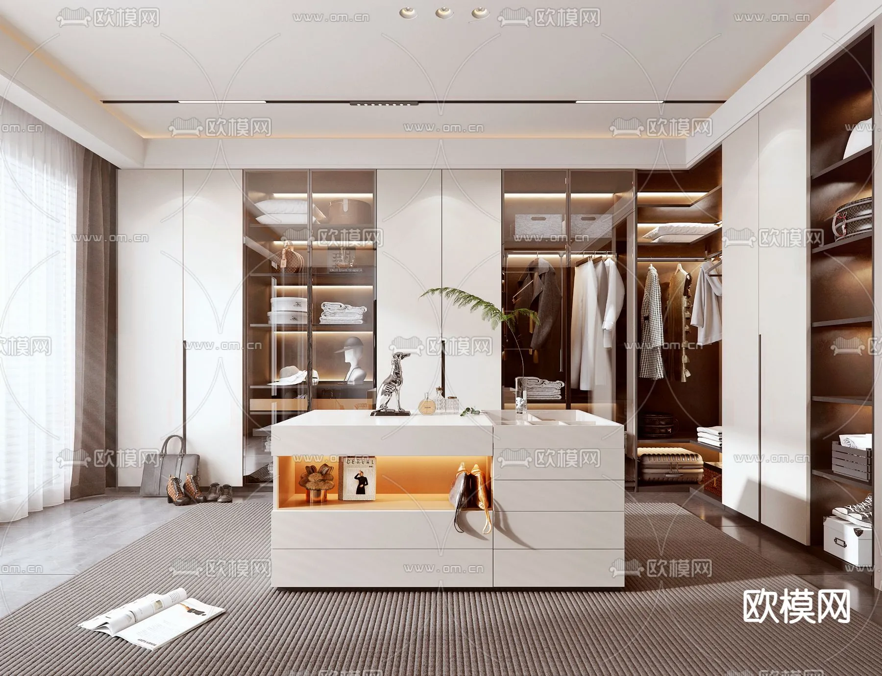 CLOSET ROOM – VRAY / CORONA – 3D MODEL – 2364