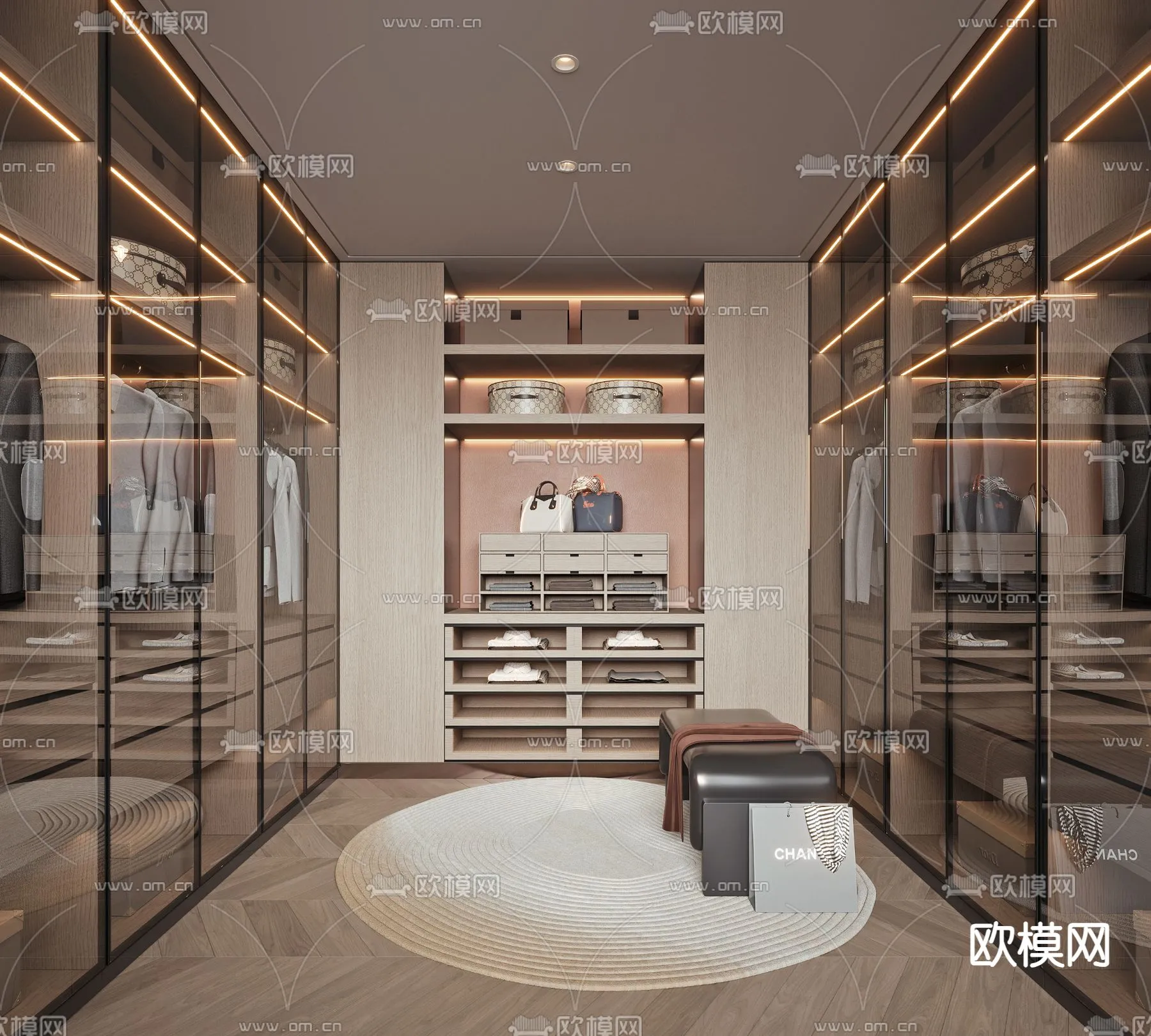 CLOSET ROOM – VRAY / CORONA – 3D MODEL – 2368