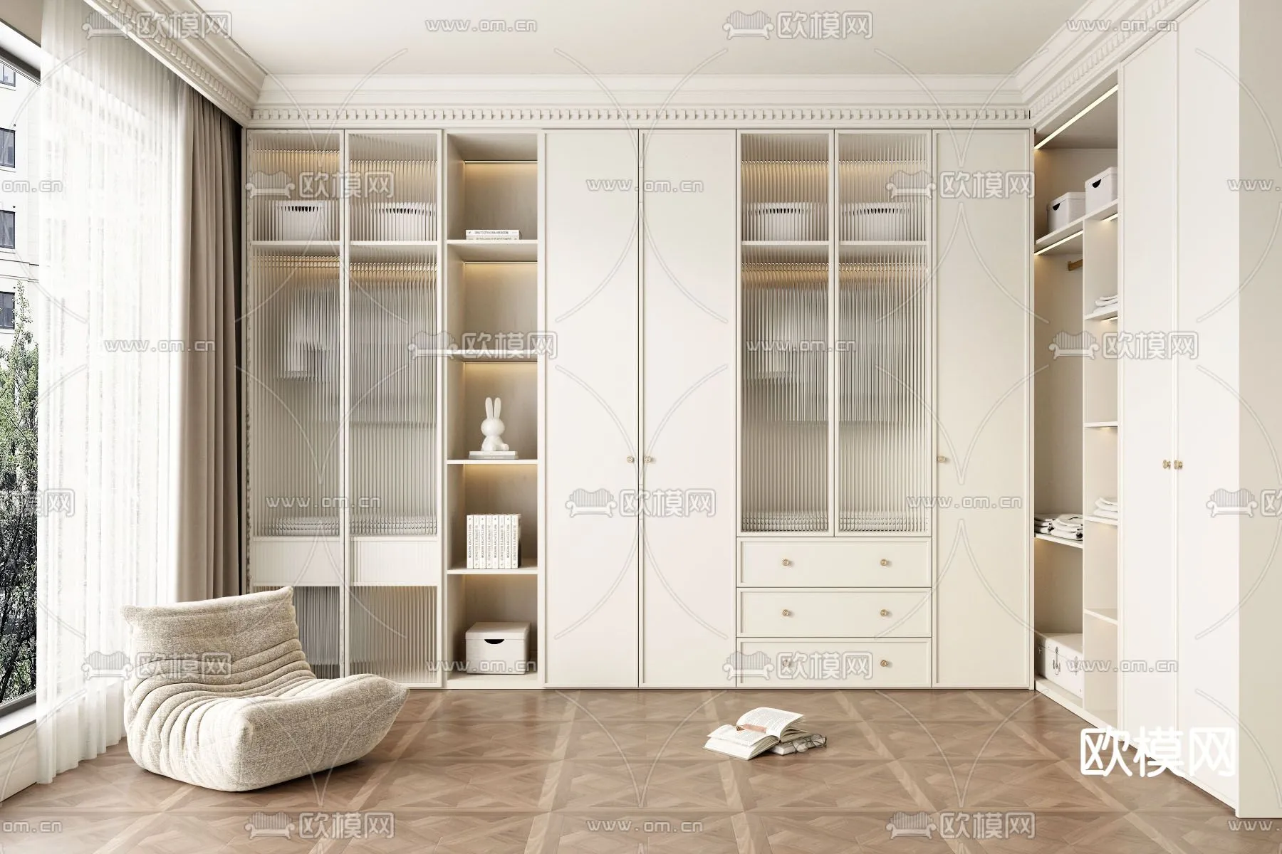 CLOSET ROOM – VRAY / CORONA – 3D MODEL – 2377