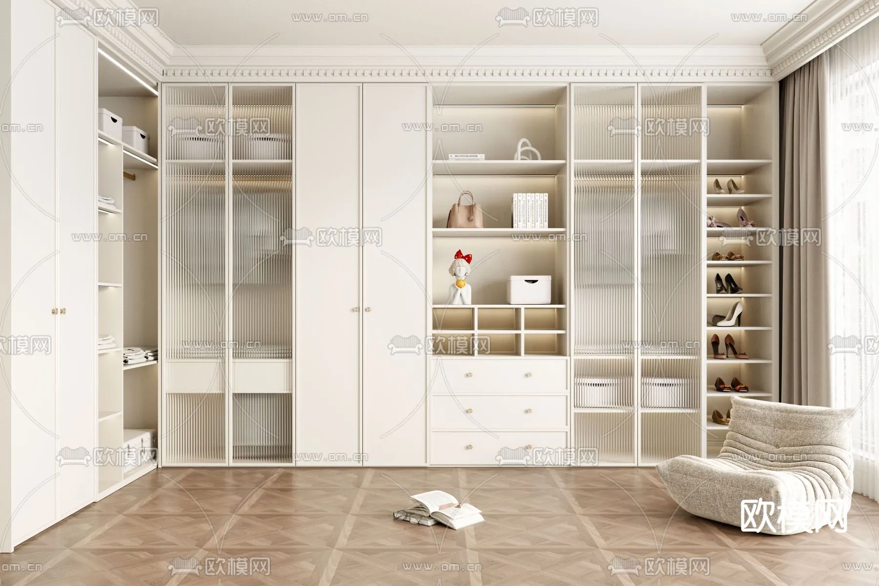 CLOSET ROOM – VRAY / CORONA – 3D MODEL – 2379