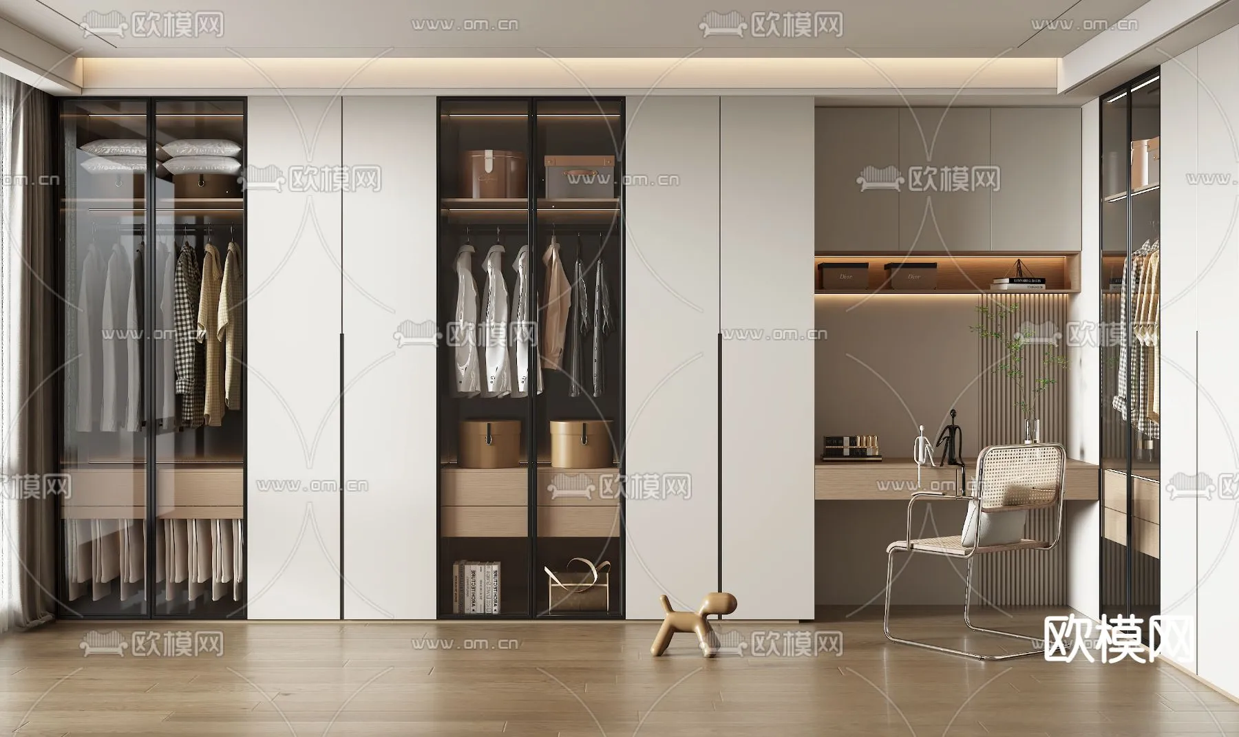 CLOSET ROOM – VRAY / CORONA – 3D MODEL – 2392