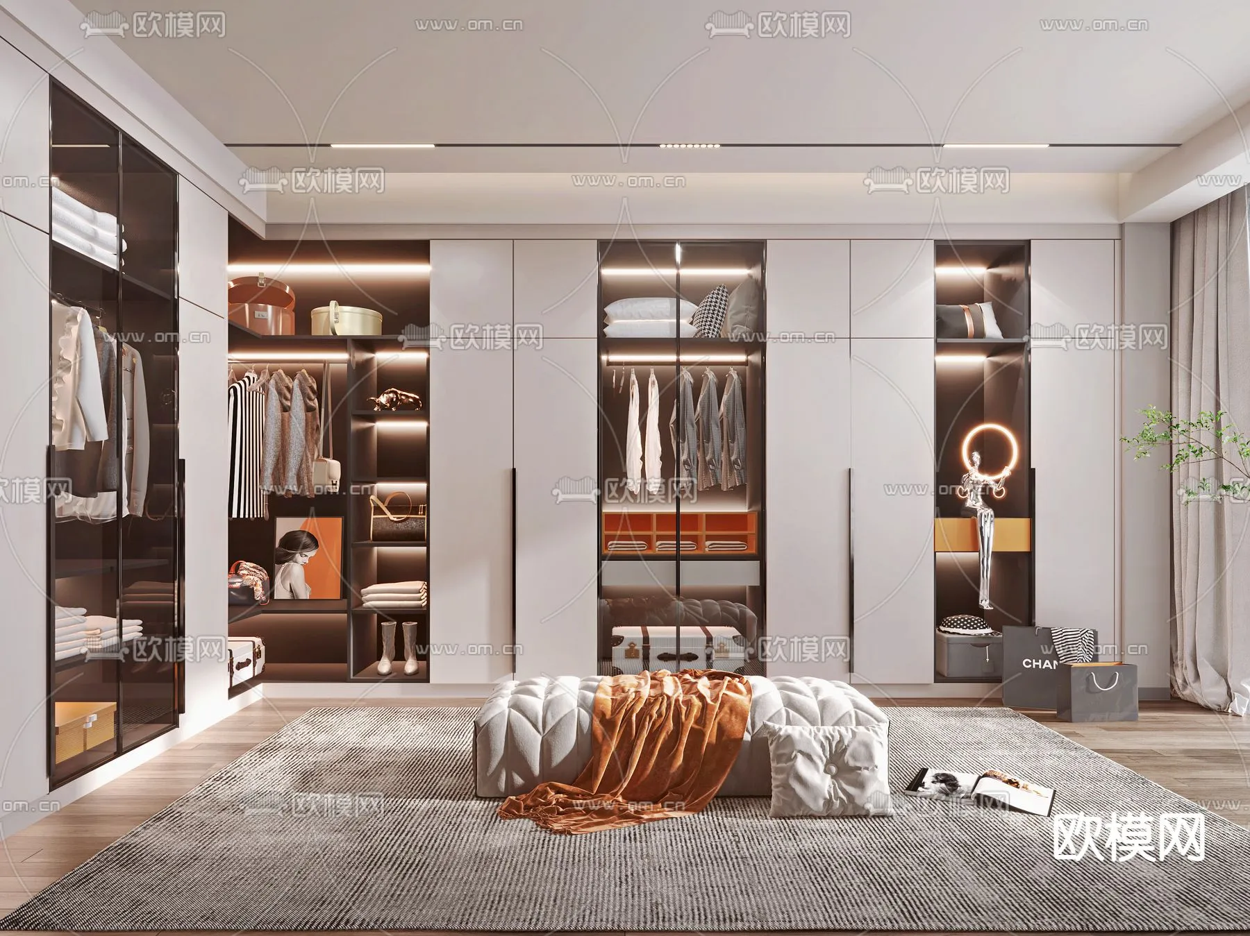 CLOSET ROOM – VRAY / CORONA – 3D MODEL – 2393