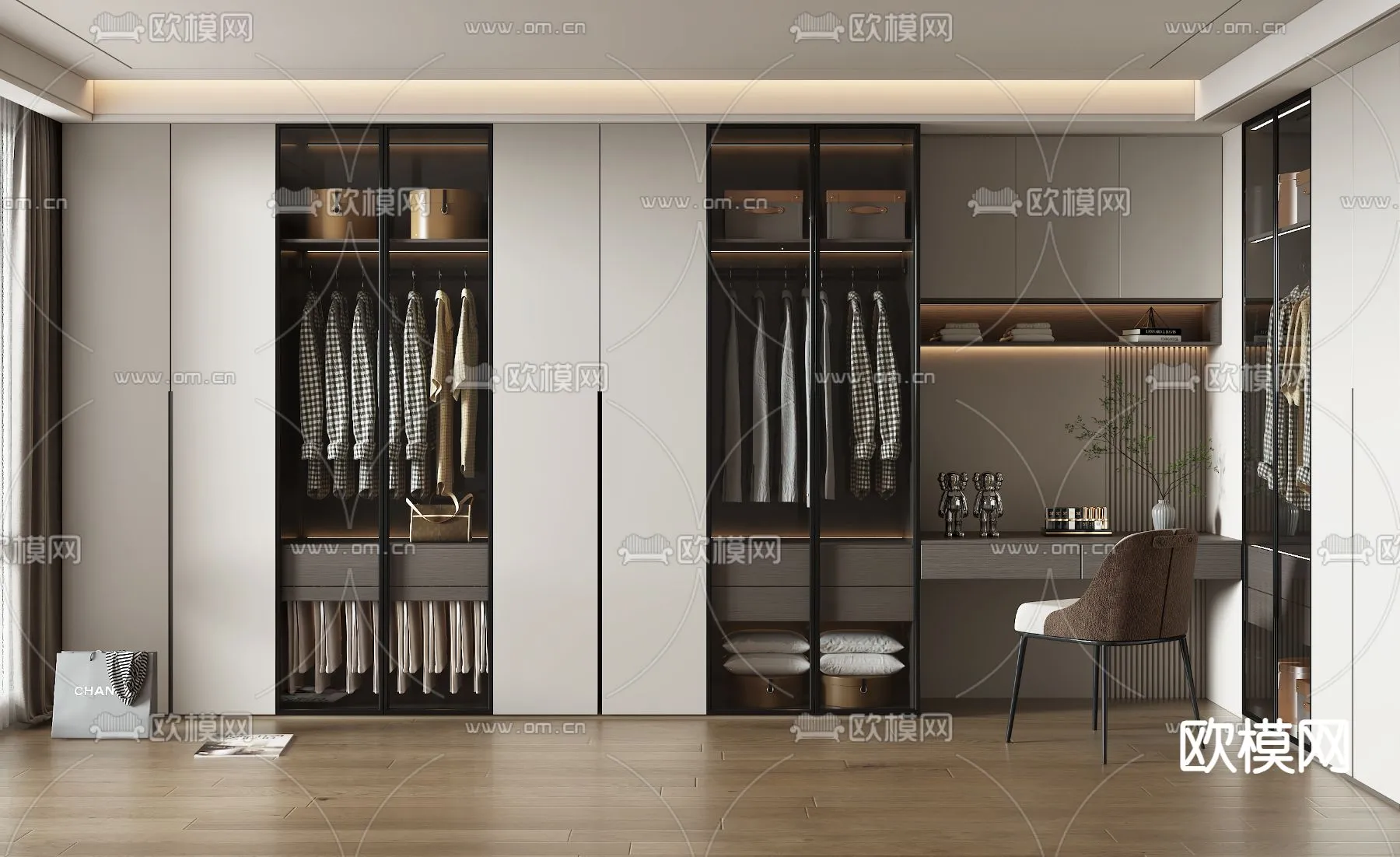 CLOSET ROOM – VRAY / CORONA – 3D MODEL – 2396