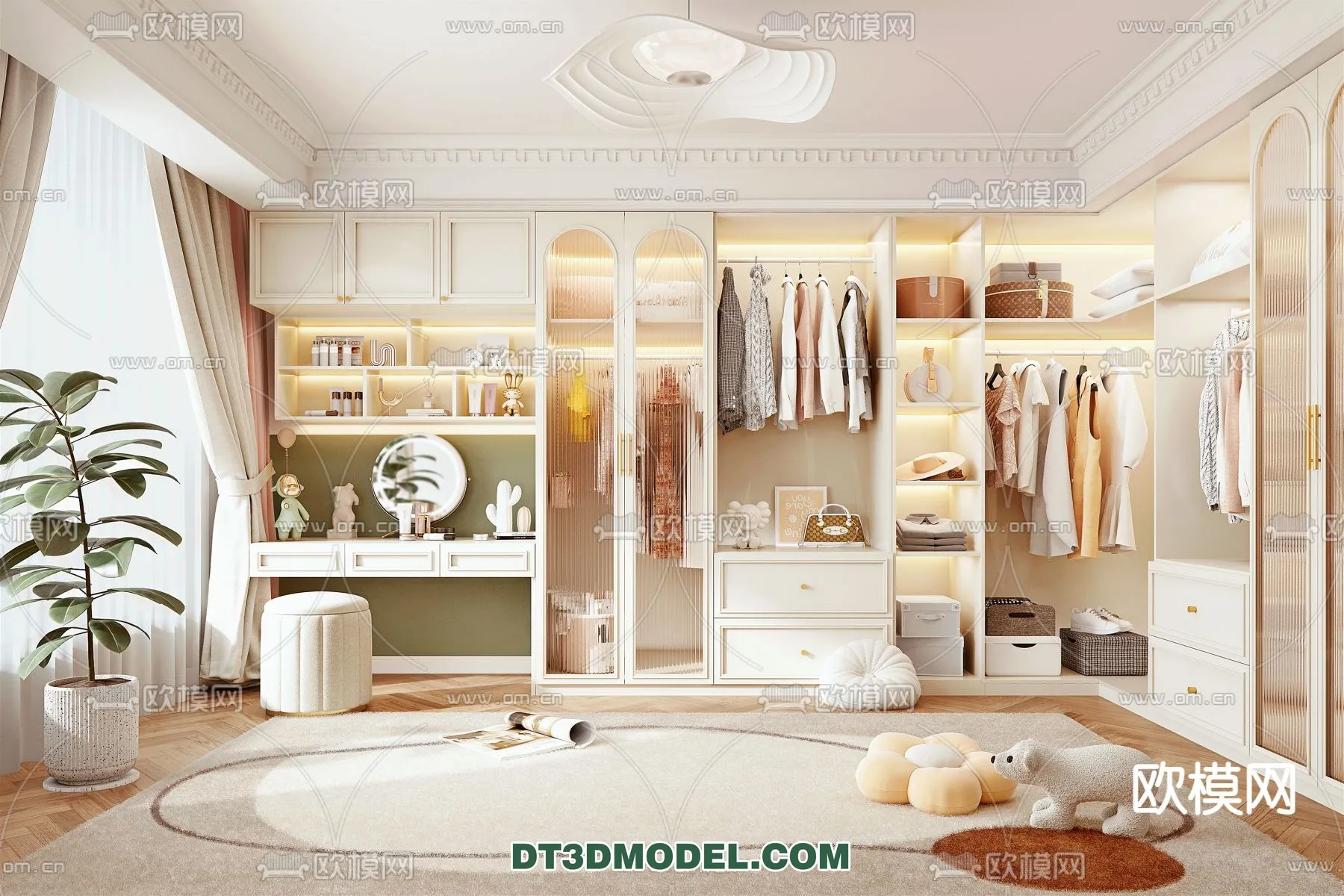 CLOSET ROOM – VRAY / CORONA – 3D MODEL – 2412