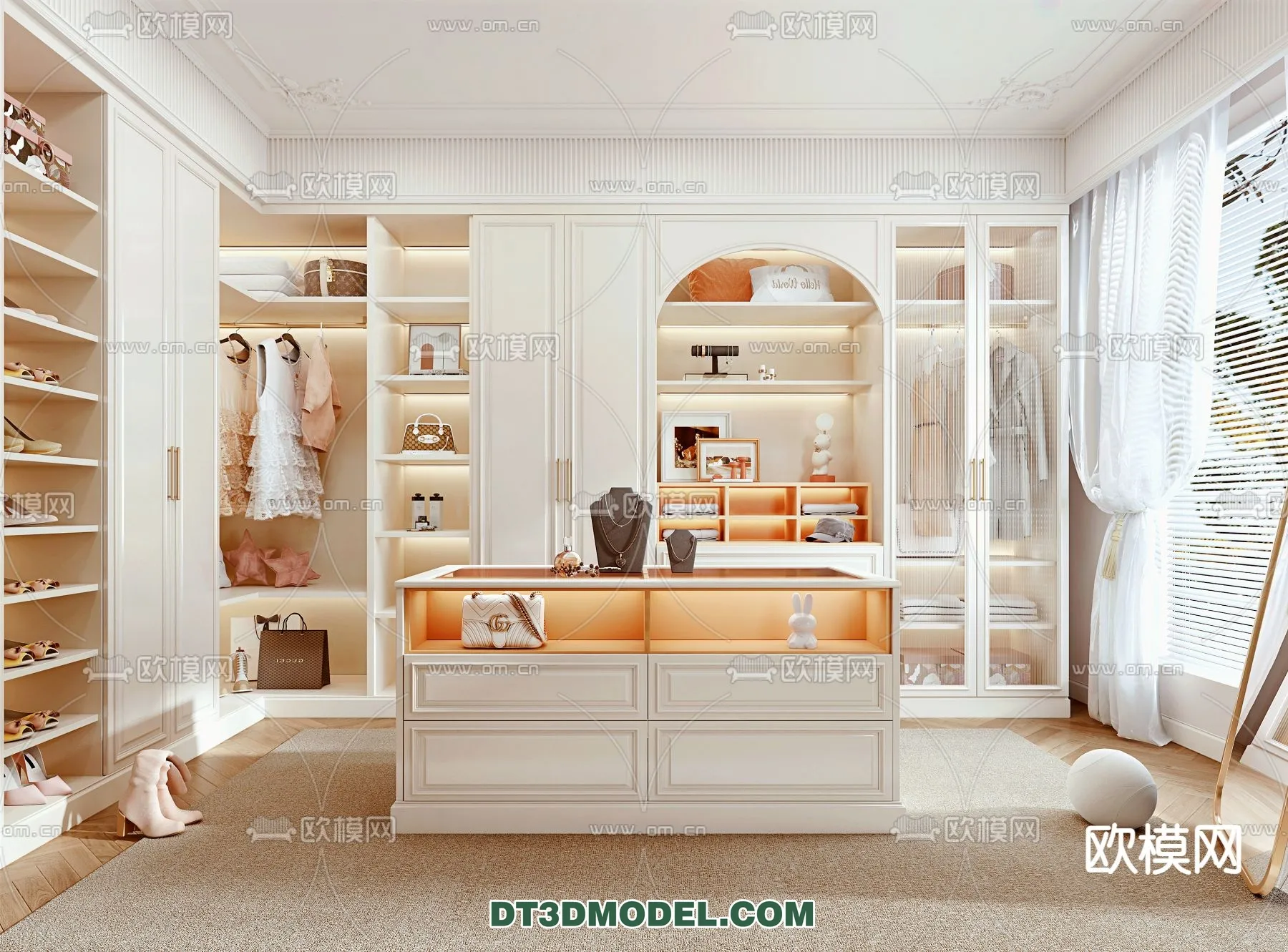 CLOSET ROOM – VRAY / CORONA – 3D MODEL – 2413