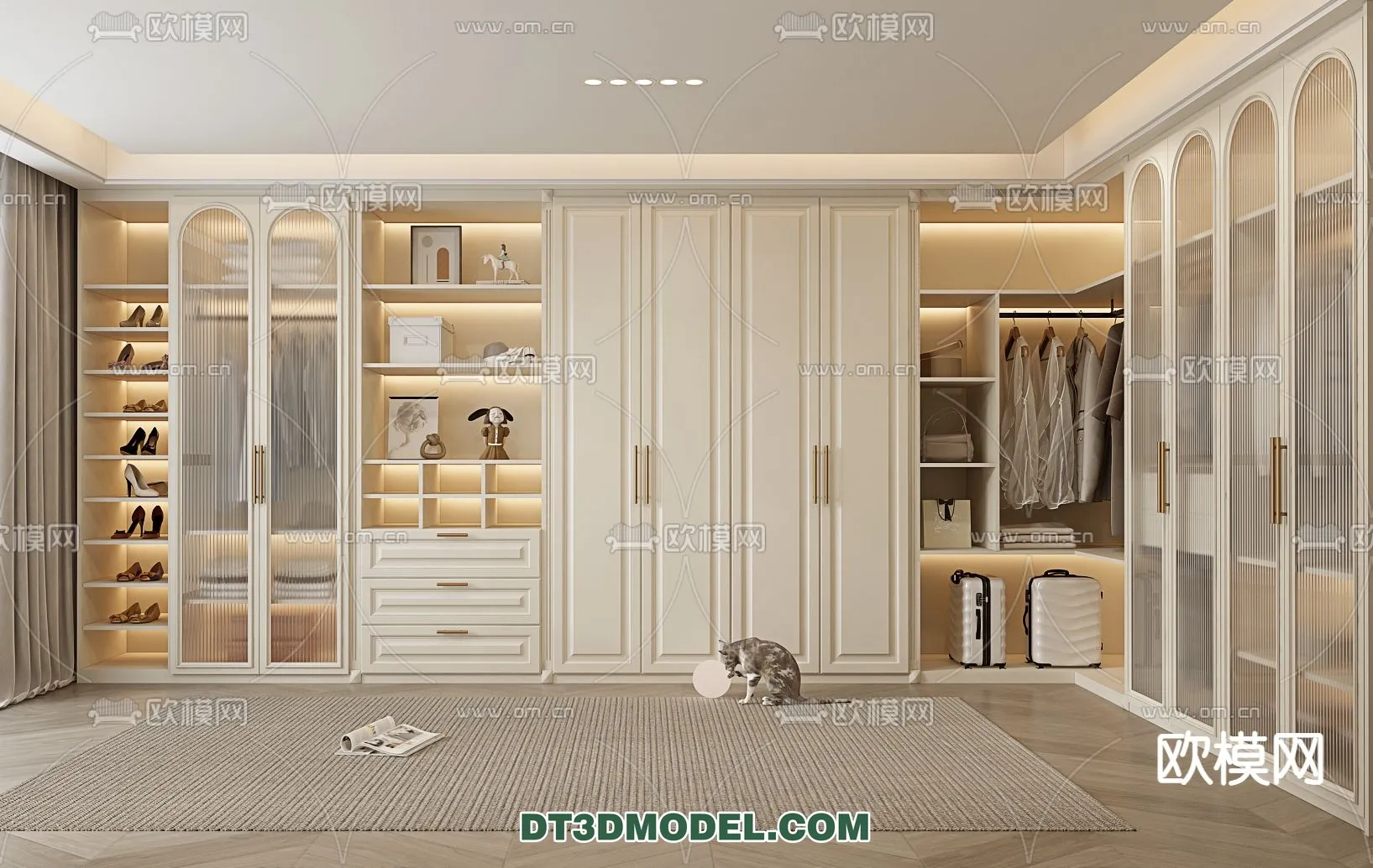 CLOSET ROOM – VRAY / CORONA – 3D MODEL – 2414