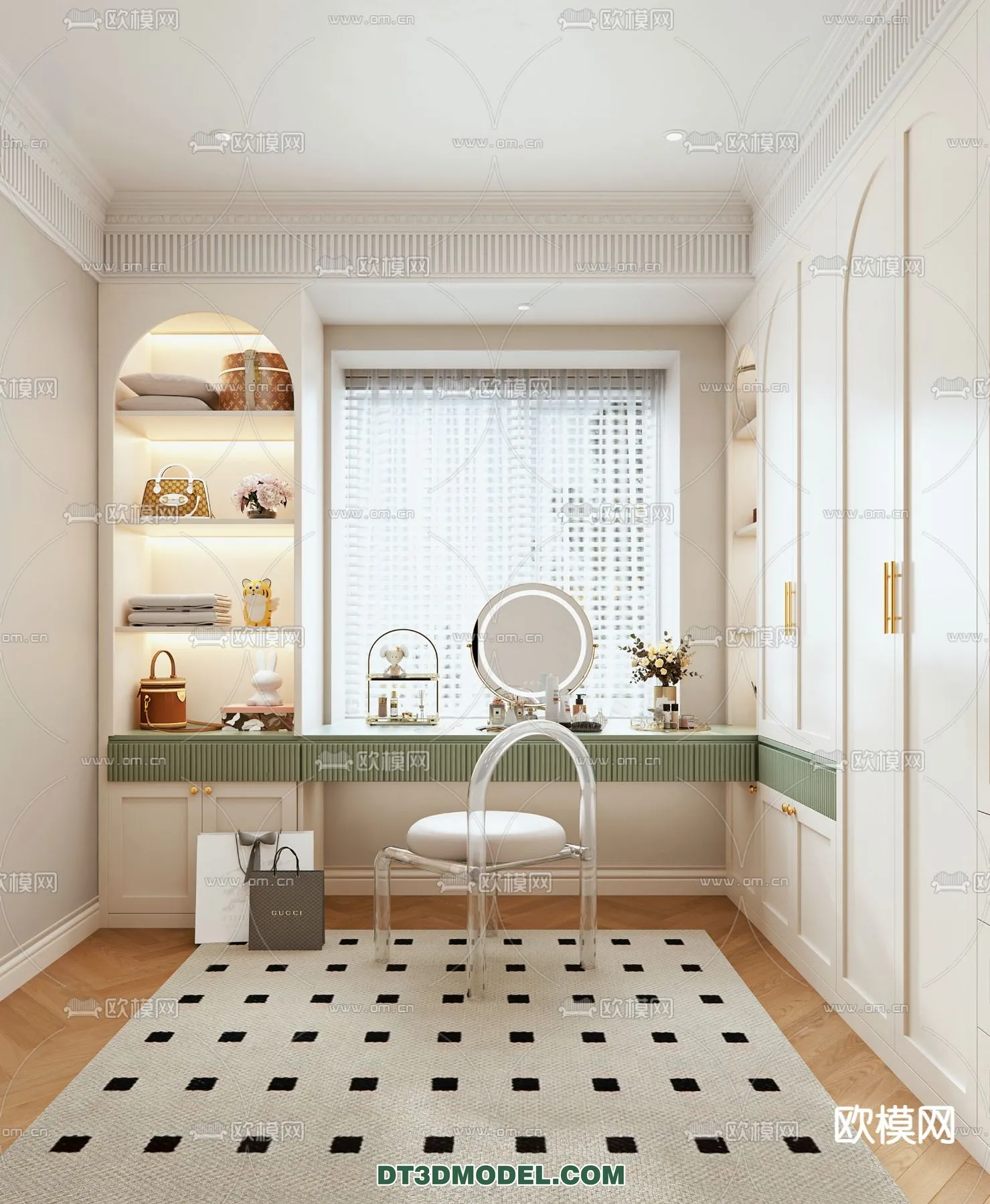 CLOSET ROOM – VRAY / CORONA – 3D MODEL – 2431