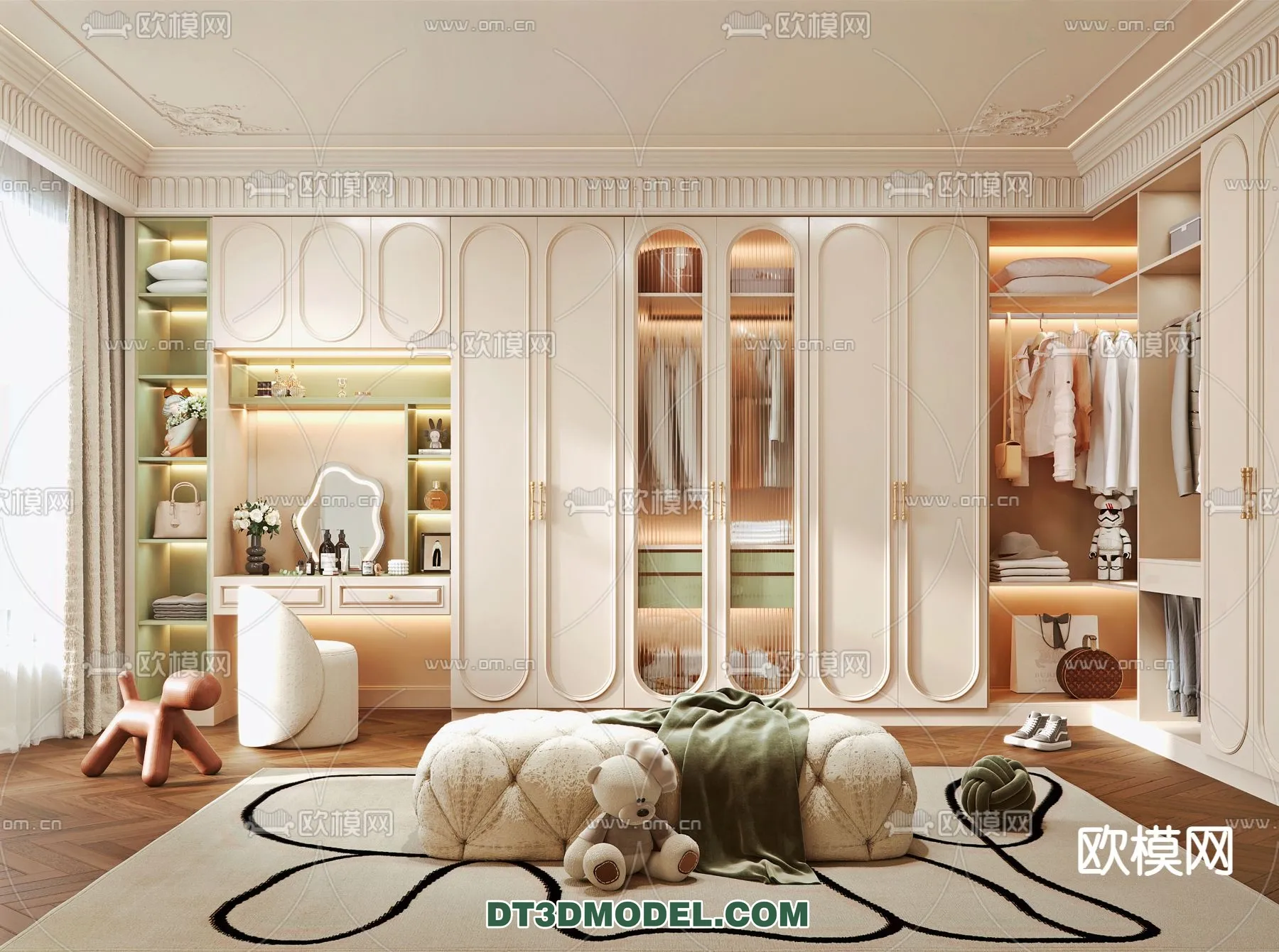 CLOSET ROOM – VRAY / CORONA – 3D MODEL – 2444