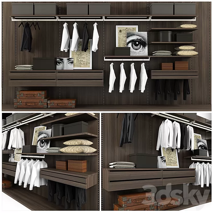 Closet Zalf Pica 3D Model