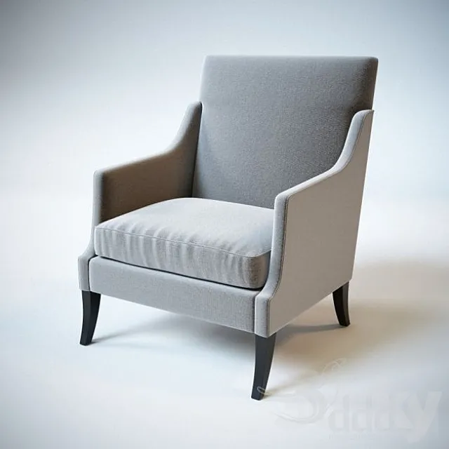 Cloth Armchair 3D Model