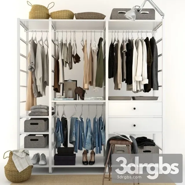 Cloth Wardrobe 05 3D Model Download